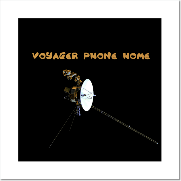 Voyager Phone Home Wall Art by Dizgraceland